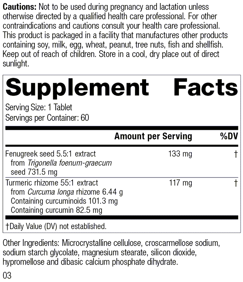 Turmeric Forte Specification