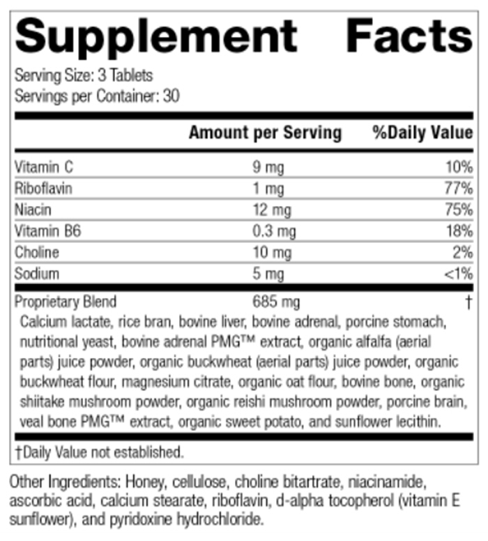 Fact Sheet - Drenamin is a supplement for adrenal support.